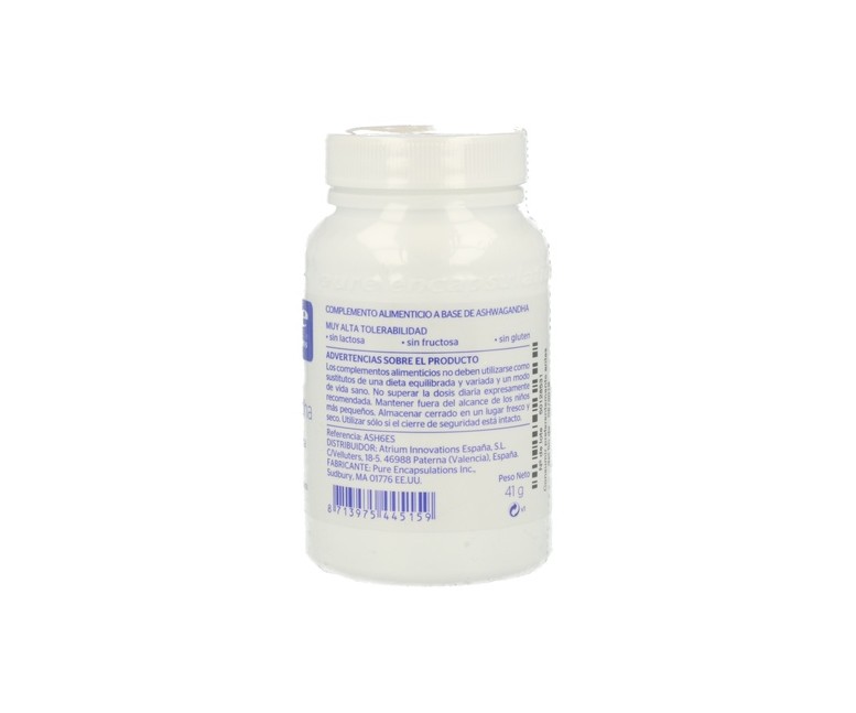 Ashwagandha 60 cápsulas Pure Encapsulations