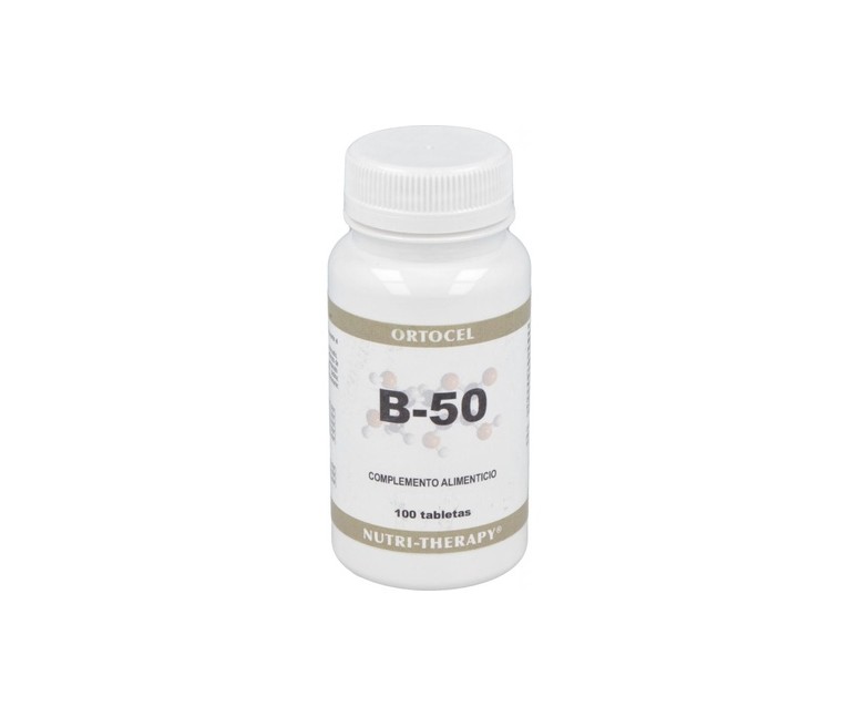 Complex B-50 100 comprimidos Ortocel Nutri Therapy