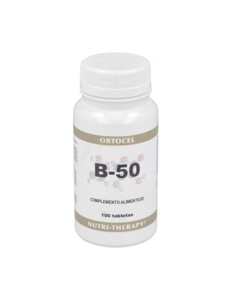 Complex B-50 100 comprimidos Ortocel Nutri Therapy