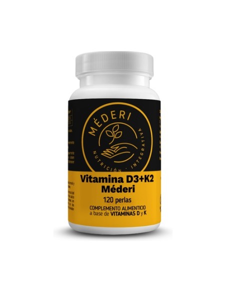 Vitamina D3 + K2 120 perlas Méderi