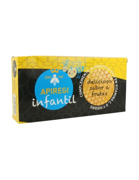 Apiregi Infantil 24 ampollas de 500mg (Frutas) Apiregi