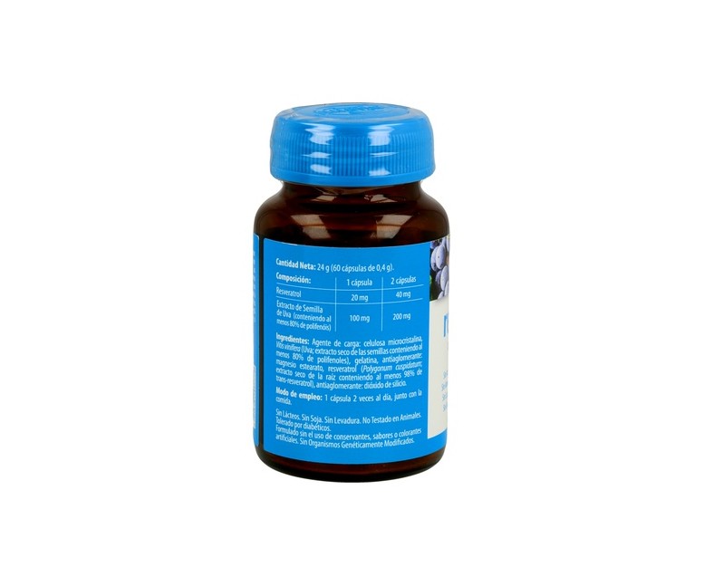Resveratrol 60 cápsulas Naturmil