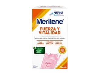 Meritene fuerza y vitalidad Batido fresa