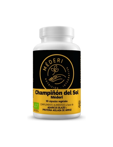 Champiñón del sol 90 cápsulas vegetales Méderi