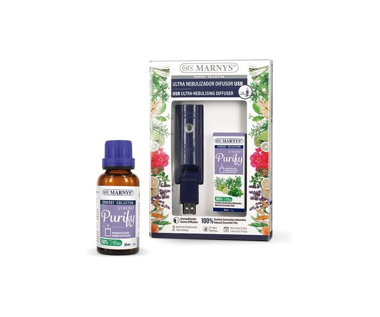 Combo USB Ultra Nebulizador + Synergy Purify USB + 30 ml MARNYS®