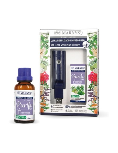Combo USB Ultra Nebulizador + Synergy Purify USB + 30 ml MARNYS®