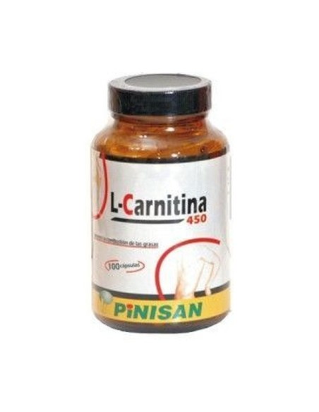 L-Carnitina 100 cápsulas de 450mg Pinisan