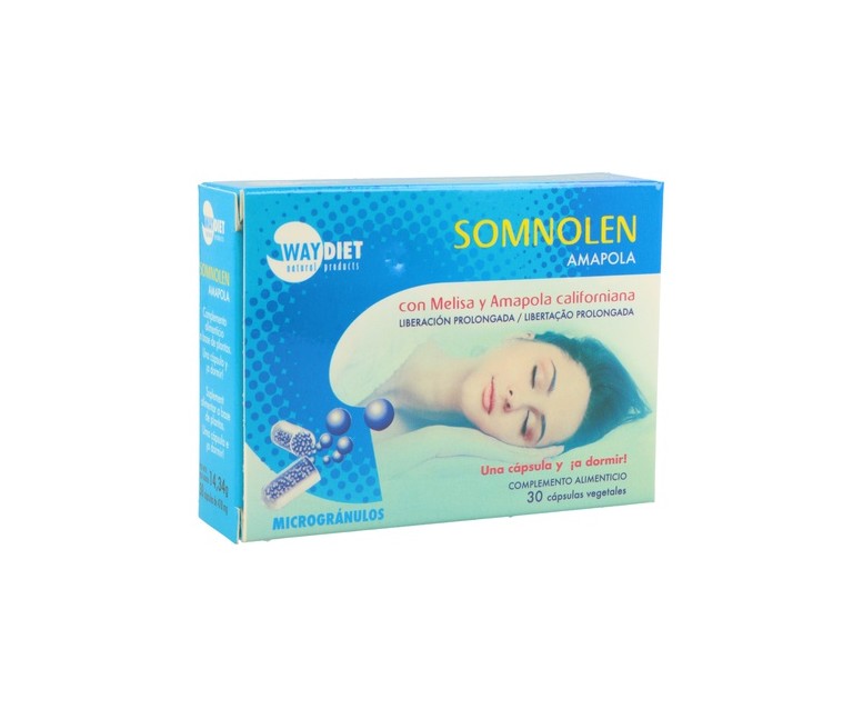 Somnolen Amapola 30 cápsulas Waydiet