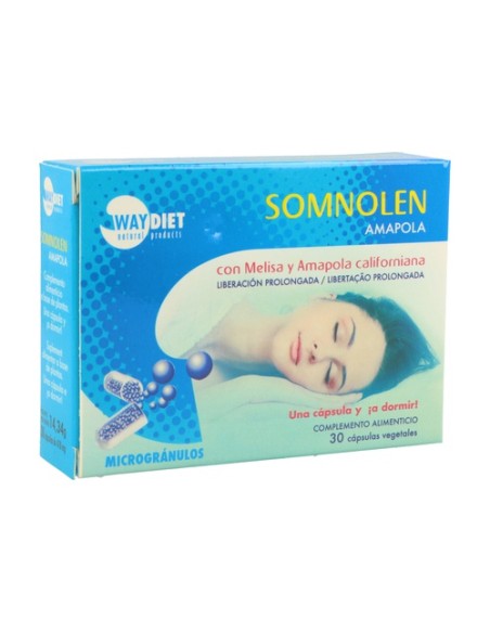 Somnolen Amapola 30 cápsulas Waydiet