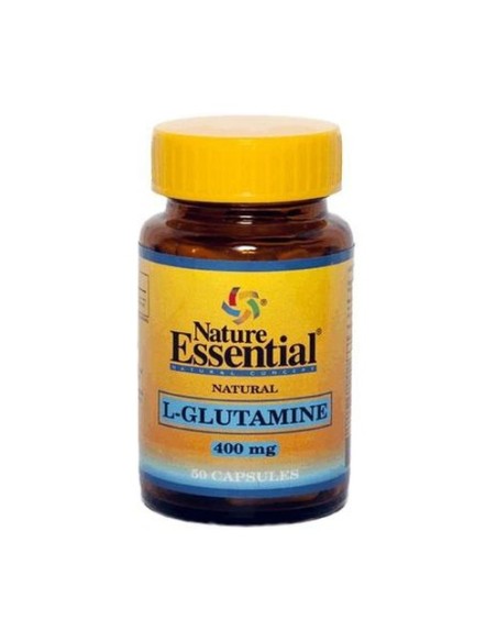 L-Glutamina 50 cápsulas de 400mg Nature essential