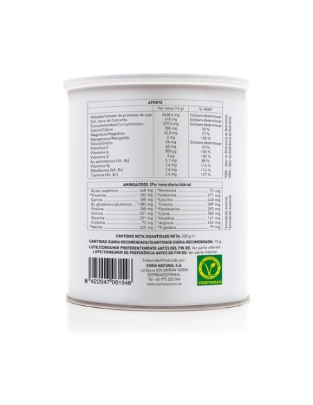 Mincartil Cúrcuma 300 g Soria Natural