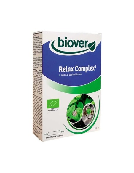 Relax complex, descanso y bienstar 20 ampollas de 10ml Biover