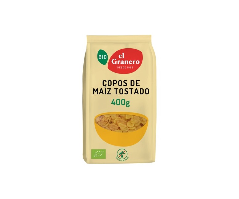 Copos de maíz tostado 400 g El Granero Integral