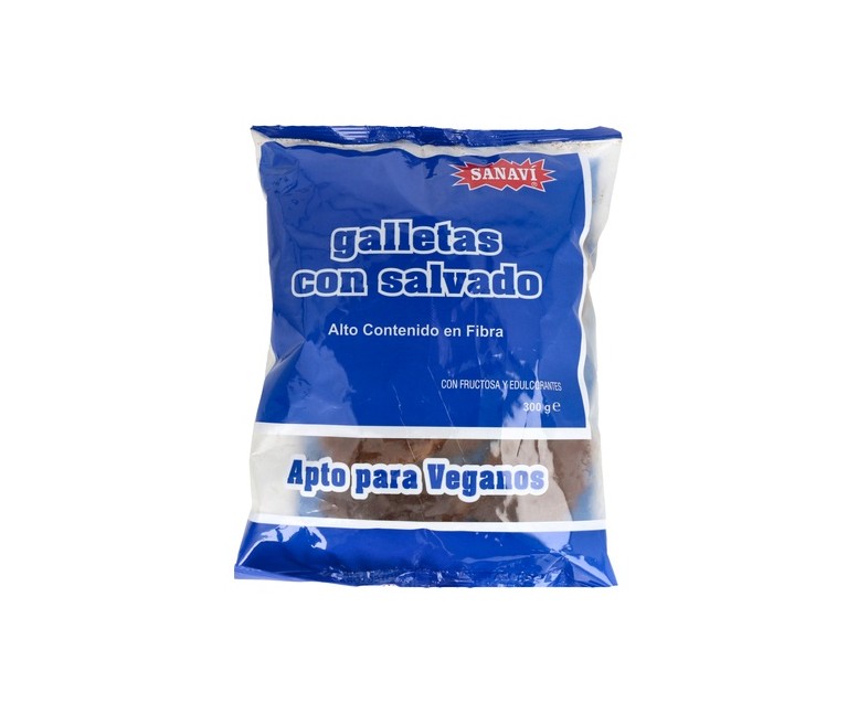 Galletas con salvado 300 g Sanavi