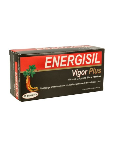 Energisil Vigor Plus (Ginseng + Arginina) 60 cápsulas Pharma Otc