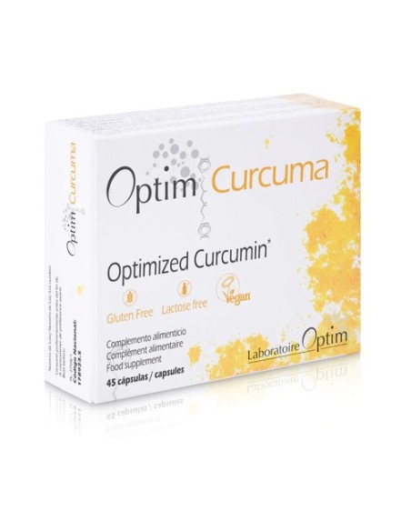 Optim Curcuma (Función articular y digestiva) 45 cápsulas Optim Laboratoire