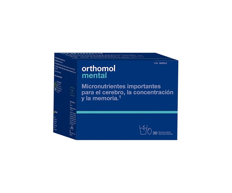 Orthomol Mental 30 cápsulas + 30 sobres Orthomol
