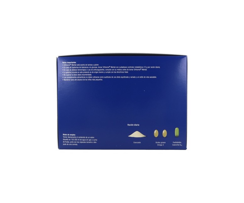 Orthomol Mental 30 cápsulas + 30 sobres Orthomol