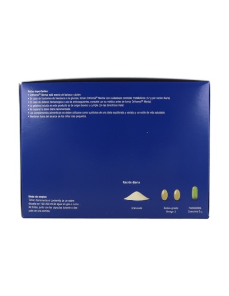 Orthomol Mental 30 cápsulas + 30 sobres Orthomol