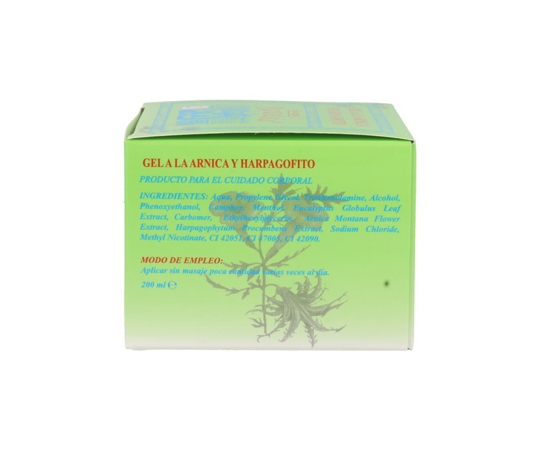 Gel Árnica Harpagofito 200 ml de gel Paracelsia