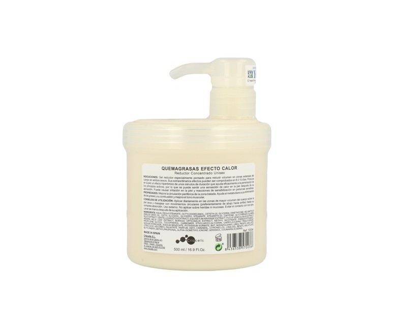Gel Quemagrasas Efecto Calor 500 ml Ynsadiet