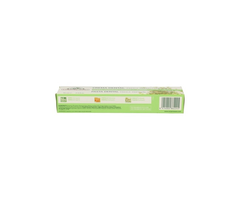 Dentífrico mirra, própolis e hinojo 75 ml Corpore Sano