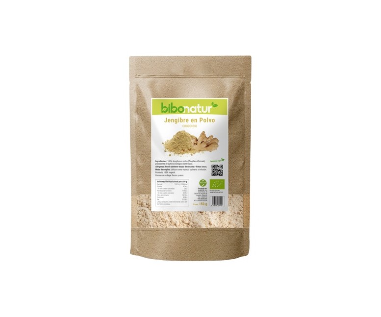 Jengibre en polvo Eco 150 g de polvo Bibonatur