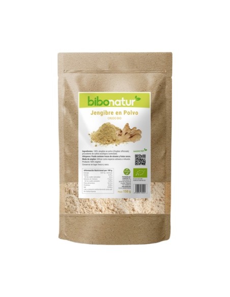 Jengibre en polvo Eco 150 g de polvo Bibonatur