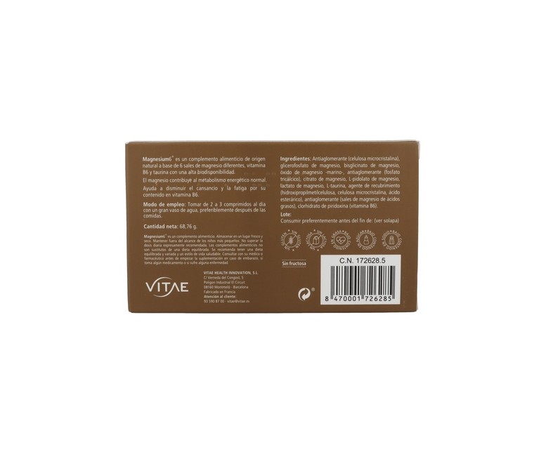 Magnesium-6 60 comprimidos Vitae