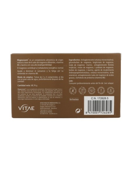 Magnesium-6 60 comprimidos Vitae
