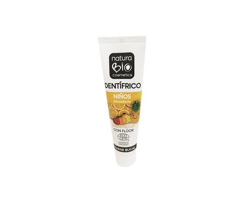 Dentífrico Niños de Macedonia Con Flúor 50 ml NaturaBIO Cosmetics