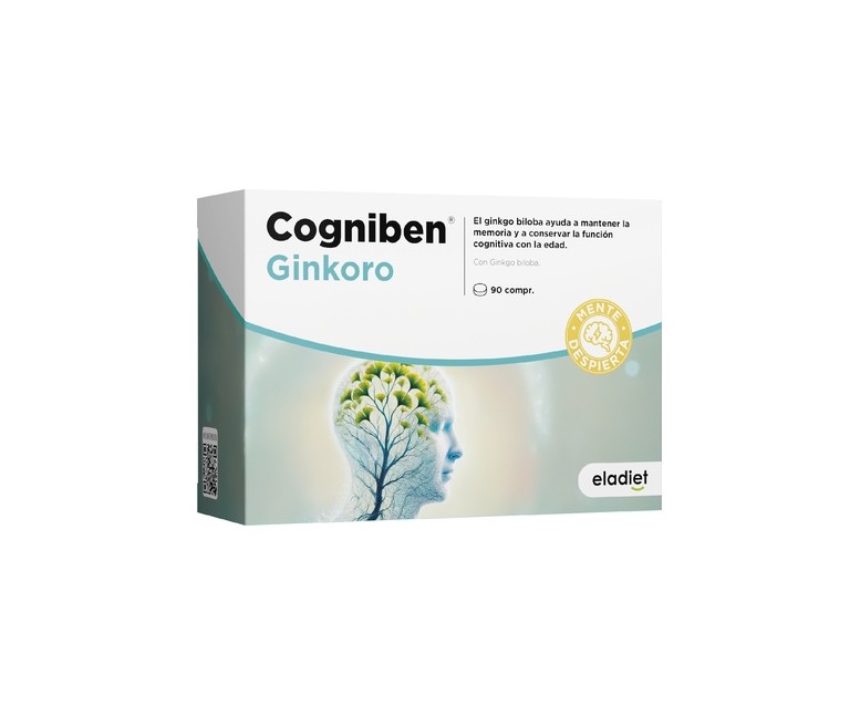 Cogniben Ginkoro (cognición) 90 comprimidos de 330mg Eladiet