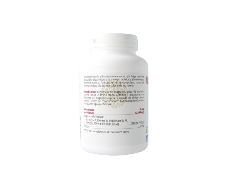 Magnesio Bisglicinato Plus 120 cápsulas vegetales Sura Vitasan