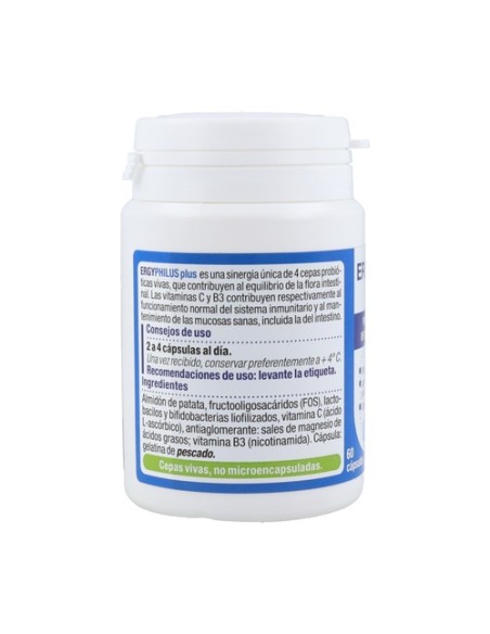 Ergyphilus plus inmunidad y alergias 60 cápsulas Nutergia