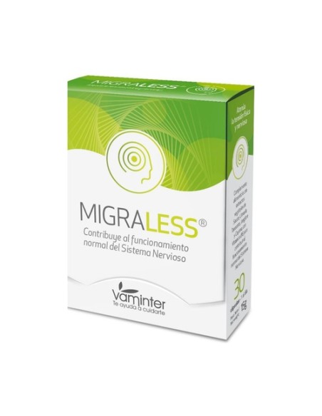 Migraless (Migrañas Jaquecas) 30 cápsulas Vaminter