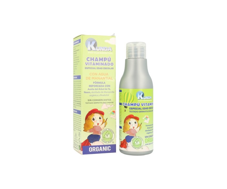 Champú Vitaminado Esp. edad Escolar 250 ml Kunda