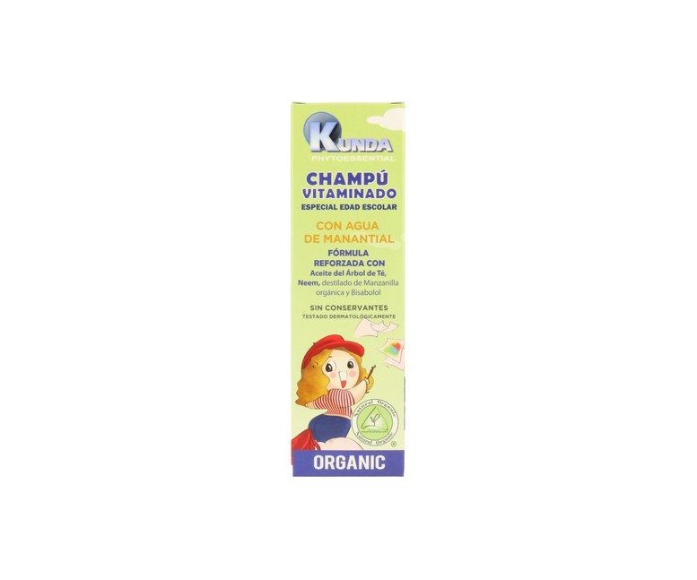 Champú Vitaminado Esp. edad Escolar 250 ml Kunda