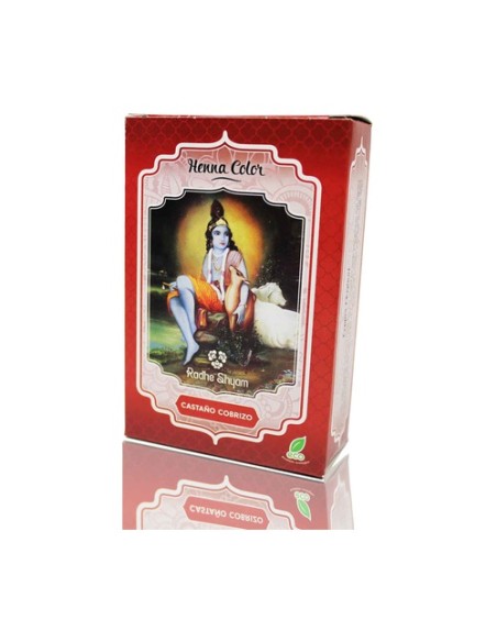 Henna Polvo Castaño Cobrizo 1 unidad Radhe Shyam