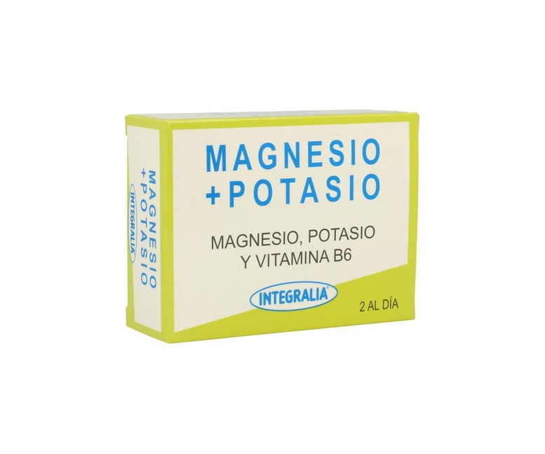 Magnesio y potasio 60 cápsulas Integralia