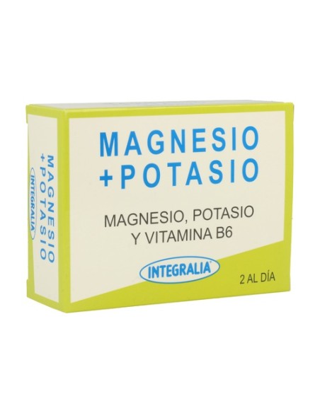 Magnesio y potasio 60 cápsulas Integralia