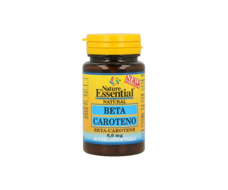 Betacaroteno 10.000 Ui 50 perlas Nature Essential
