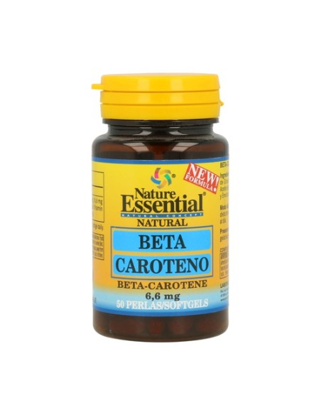 Betacaroteno 10.000 Ui 50 perlas Nature Essential