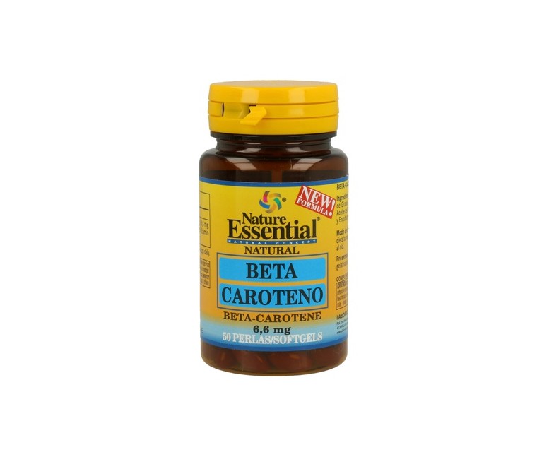 Betacaroteno 10.000 Ui 50 perlas Nature Essential