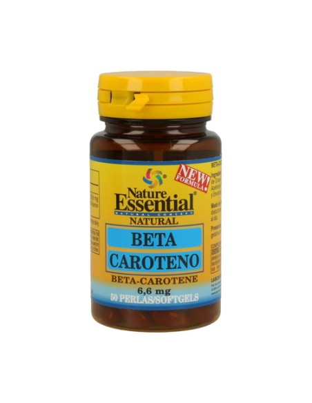 Betacaroteno 10.000 Ui 50 perlas Nature Essential
