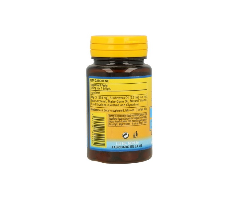 Betacaroteno 10.000 Ui 50 perlas Nature Essential