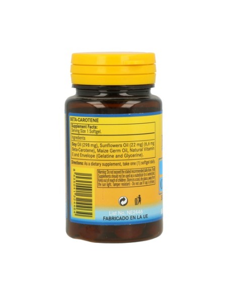 Betacaroteno 10.000 Ui 50 perlas Nature Essential