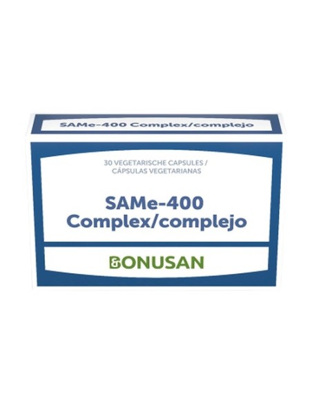 S-adenosil-metionina SAMe-400 complejo 30 cápsulas vegetales Bonusan