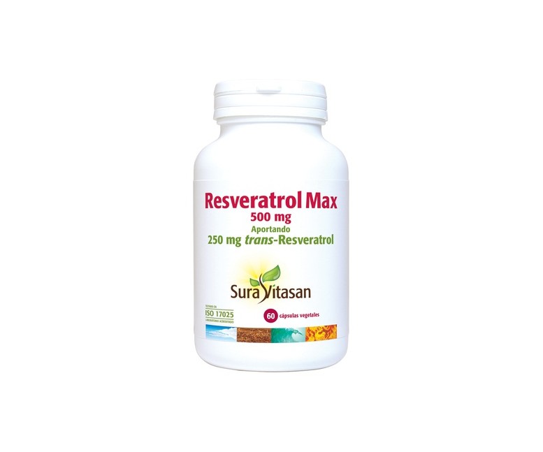 Resveratrol Max 60 cápsulas Sura Vitasan