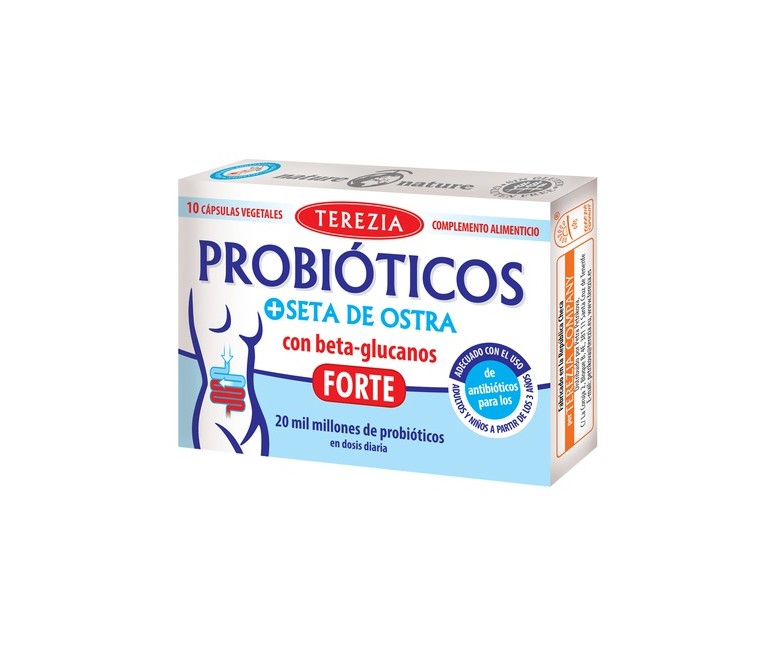 Probióticos Seta de Ostra Forte 10 cápsulas Terezia Company