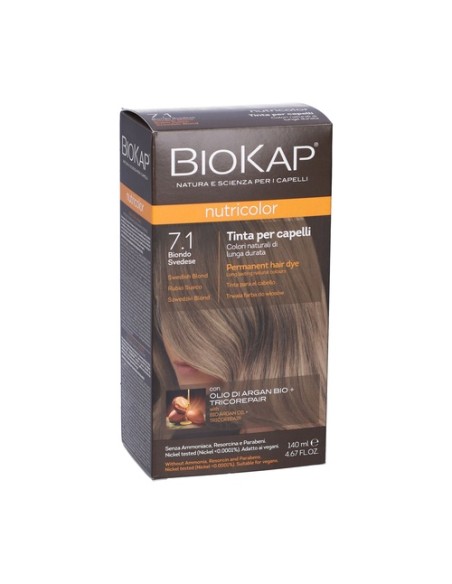 Tinte Nutricolor Rubio Sueco 7.1 140 ml (Rubio) Biokap